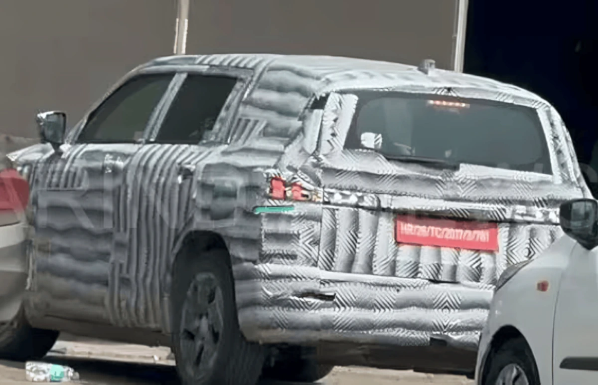 Maruti's latest YMC electric MPV has been spotted, derived from the e Vitara Featured Image